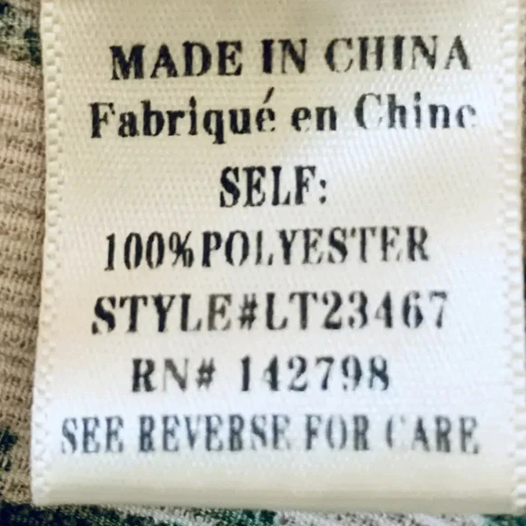 NWT Loveriche Boho Botanical Floral High Neck LS Keyhole Blouse Top Size L - Picture 10 of 12